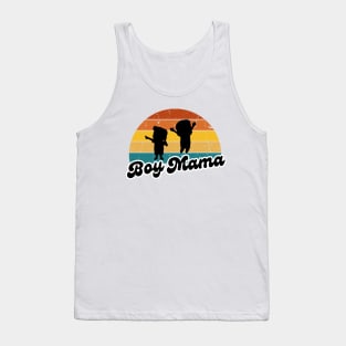 Boy Mama Retro Vintage Mama Tank Top